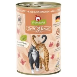 GranataPet DeliCatessen 6 X 400 G -Mascota Suministros Ventas 101609 pla granatapet delicatessen kalb kaninchen 400 hs 01g 7