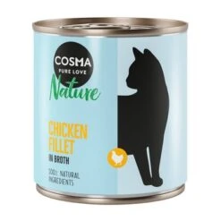 Pack Ahorro: Cosma Nature 12 X 280 G -Mascota Suministros Ventas 104069 pla cosma nature chickenfillet 280g 7