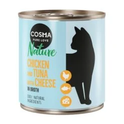 Pack Ahorro: Cosma Nature 12 X 280 G -Mascota Suministros Ventas 104069 pla cosma nature chickentunacheese 280g 6