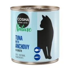 Cosma Nature 6 X 280 G -Mascota Suministros Ventas 104070 pla cosma nature tunaanchovy 280g 4 1