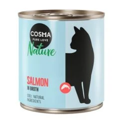 Pack Ahorro: Cosma Nature 12 X 280 G -Mascota Suministros Ventas 104071 pla cosma nature salmon 280g 2