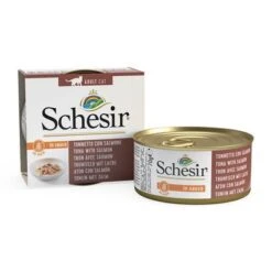 Pack Ahorro: Schesir Natural En Salsa 24 X 70 G -Mascota Suministros Ventas 104211 mp schesir cat natural in sauce 6x70g tuna salmon hs 2 8
