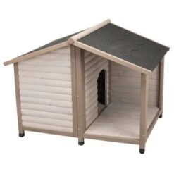 Caseta Para Perros Trixie Natura Con Terraza 6 Caseta Para Perros Trixie Natura Con Terraza -Mascota Suministros Ventas 106396 pla trixie huette lodge mit terrasse hs 02 8