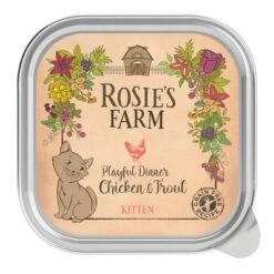 Rosie's Farm 32 X 100 G Comida Húmeda Para Gatos - Pack Ahorro 14 Rosie's Farm 32 X 100 G Comida Húmeda Para Gatos - Pack Ahorro -Mascota Suministros Ventas 106406 pla rosie sfarm cats kitten chickentrout 100g 5