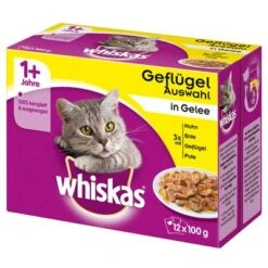 Megapack Whiskas 1+ Años 48 X 85 G En Bolsitas 22 Megapack Whiskas 1+ Años 48 X 85 G En Bolsitas -Mascota Suministros Ventas 10954 pla whi gefluegelingelee 7