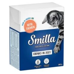 Smilla Bocaditos 24 X 370 G / 380 G -Mascota Suministros Ventas 111762 pla smilla chunksinjelly salmon 380g 3