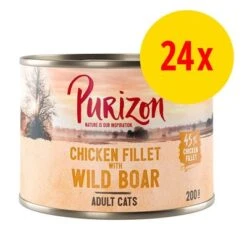 Purizon Adult 24 X 200 G Comida Húmeda Para Gatos - Pack Ahorro