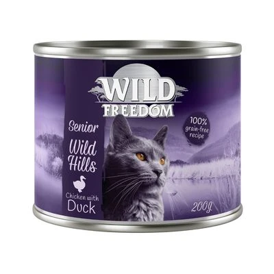Wild Freedom Senior Wild Hills Con Pato Y Pollo En Latas 1 Wild Freedom Senior Wild Hills Con Pato Y Pollo En Latas