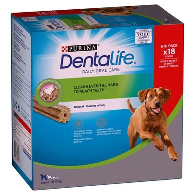 PURINA Dentalife Snacks Dentales Para Perros Grandes (25-40 Kg) 1 PURINA Dentalife Snacks Dentales Para Perros Grandes (25-40 Kg)