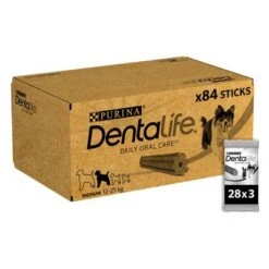 PURINA Dentalife Snacks Dentales Para Perros Medianos (12-25 Kg) -Mascota Suministros Ventas 130103 purina dentalife t gliche zahnpflege snacks f r mittelgro e hunde 84stic s hs 08 6