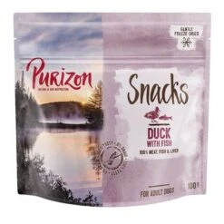 Purizon Snacks Sin Cereales Para Perros 3 X 100 G - Pack Ahorro 35 Purizon Snacks Sin Cereales Para Perros 3 X 100 G - Pack Ahorro -Mascota Suministros Ventas 133305 pla purizon snacks dog duck 100g 8