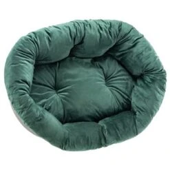 Cesta Ferplast Siesta Deluxe Negra Con Funda Sofá Aterciopelada Verde -Mascota Suministros Ventas 145198 ferplast ueberzug sofa samt gr hs15 8