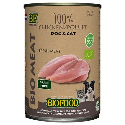 Biofood BF Petfood Organic Con Carne Ecológica De Pollo Para Perros Y Gatos