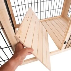 Jaula De Madera Dog Palace Para Perros -Mascota Suministros Ventas 167797 bodenplatten fg 7320 0