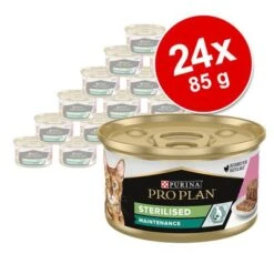 Purina Pro Plan Sterilised 24 X 85 G En Latas 15 Purina Pro Plan Sterilised 24 X 85 G En Latas -Mascota Suministros Ventas 171796 proplancat sterilised salmon 85g hs 02 9