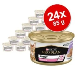 PURINA PRO PLAN Cat Delicate 24 X 85 G En Latas -Mascota Suministros Ventas 171797 purina proplan cat delicate 24x85g hs 03 9