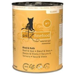 Catz Finefood En Latas 6 X 400 G -Mascota Suministros Ventas 172199 pla petsnature catzfinefood rindkalb 400g hs 01 0