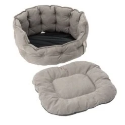 Cama Cozy EcoLIFE Gris Para Perros 25 Cama Cozy EcoLIFE Gris Para Perros -Mascota Suministros Ventas 180712 cozy ecolife grau fg 6372 4