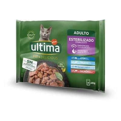 Ultima Cat Sterilized 48 X 85 G Comida Húmeda Para Gatos 2 Ultima Cat Sterilized 48 X 85 G Comida Húmeda Para Gatos - Imagen 2