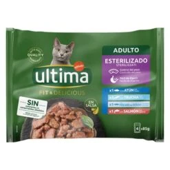 Ultima Cat Sterilized 48 X 85 G Comida Húmeda Para Gatos 12 Ultima Cat Sterilized 48 X 85 G Comida Húmeda Para Gatos -Mascota Suministros Ventas 181497 ultima cat sterilized fleischauswahl hs 02 5