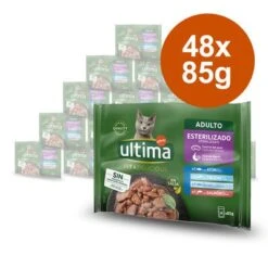 Ultima Cat Sterilized 48 X 85 G Comida Húmeda Para Gatos 19 Ultima Cat Sterilized 48 X 85 G Comida Húmeda Para Gatos -Mascota Suministros Ventas 181497 ultima cat sterilized fleischauswahl hs 03 6