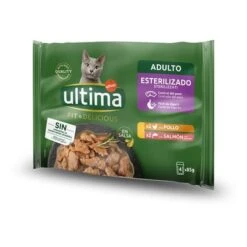 Ultima Cat Sterilized 48 X 85 G Comida Húmeda Para Gatos 15 Ultima Cat Sterilized 48 X 85 G Comida Húmeda Para Gatos -Mascota Suministros Ventas 181499 pla ultima cat sterilized huhnlachs hs 01 6