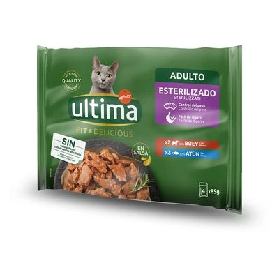 Ultima Cat Sterilized 48 X 85 G Comida Húmeda Para Gatos 8 Ultima Cat Sterilized 48 X 85 G Comida Húmeda Para Gatos - Imagen 8