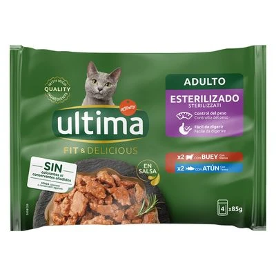 Ultima Cat Sterilized 48 X 85 G Comida Húmeda Para Gatos 9 Ultima Cat Sterilized 48 X 85 G Comida Húmeda Para Gatos - Imagen 9