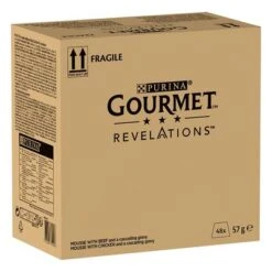 Gourmet Revelations Mousse 48 X 57 G -Mascota Suministros Ventas 190443 pla nestle gourmet revelations mousse huhnrind 9