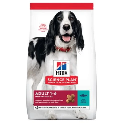 Hill's Science Plan Hill's Adult 1-6 Medium Science Plan Con Atún Y Arroz 1 Hill's Science Plan Hill's Adult 1-6 Medium Science Plan Con Atún Y Arroz