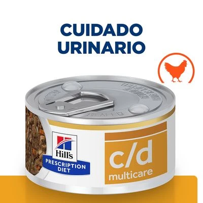 Hill's C/d Prescription Diet Urinary Care Estofado Con Pollo Para Gatos 1 Hill's C/d Prescription Diet Urinary Care Estofado Con Pollo Para Gatos