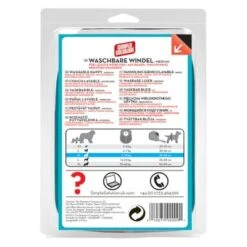 Simple Solution Pañal Lavable Para Perros -Mascota Suministros Ventas 201596 manna pro simple solution waschbare windel hs6 6