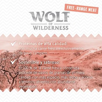 Wolf Of Wilderness Free Range 6 X 400 G 12 Wolf Of Wilderness Free Range 6 X 400 G - Imagen 12