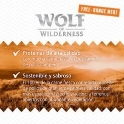 Wolf Of Wilderness Free Range 6 X 400 G 15 Wolf Of Wilderness Free Range 6 X 400 G -Mascota Suministros Ventas 2021 09 wow freerange wet board wideacres 1000x1000 es 9 1
