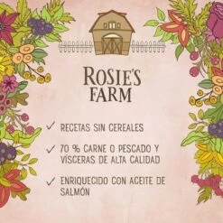 Rosie's Farm Adult 12 X 400 G Para Gatos - Pack Ahorro -Mascota Suministros Ventas 2022 10 rosie sfarm benefits c wet 1000x1000 es 7