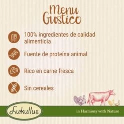 Lukullus Menú Gustico 24 X 400 G - Pack Ahorro -Mascota Suministros Ventas 2022 12 lukullus benefits menugustico 1000x1000 de 9