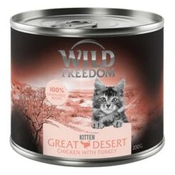 Wild Freedom Kitten 6 X 200 G -Mascota Suministros Ventas 2023 09 wildfreedom great desert kitten 200g 1000x1000 1