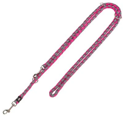 Correa Ajustable Trixie Cavo Fucsia Y Grafito Para Perros 2 Correa Ajustable Trixie Cavo Fucsia Y Grafito Para Perros - Imagen 2