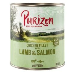 Purizon Adult 24 X 800 G Comida Húmeda Sin Cereales Para Perros -Mascota Suministros Ventas 208998 pla purizon lamm 800g 5