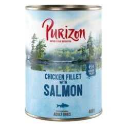 Purizon Adult 6 X 400 G Comida Húmeda Sin Cereales Para Perros -Mascota Suministros Ventas 209097 pla purizon lachs 400 g 1 1