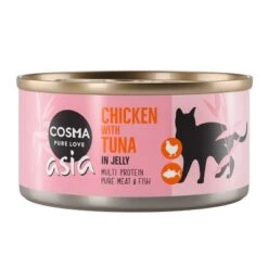 Cosma Asia En Gelatina 6 X 170 G -Mascota Suministros Ventas 21757 pla cosma asia chickentuna 170g 4