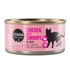 Cosma Asia En Gelatina 6 X 170 G -Mascota Suministros Ventas 21758 pla cosma asia chickenshrimps 170g 3