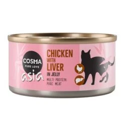 Cosma Asia En Gelatina 6 X 170 G -Mascota Suministros Ventas 21759 pla cosma asia chickenliver 170g 2