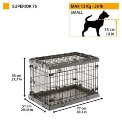 Jaula De Transporte Ferplast Superior Para Perros -Mascota Suministros Ventas 217881 ferplast transportbox superior hs 13 4