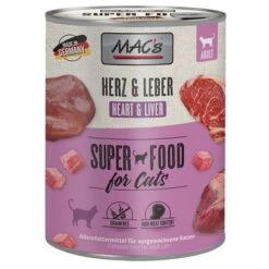 MAC's 6 X 800 G En Latas Para Gatos 16 MAC's 6 X 800 G En Latas Para Gatos -Mascota Suministros Ventas 217998 pla macs katzenfutter herz leber 800g hs 01 5