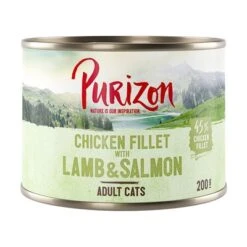 Purizon Adult 24 X 200 G Comida Húmeda Para Gatos - Pack Ahorro -Mascota Suministros Ventas 222196 pla purizon lachs lamm 200g 4