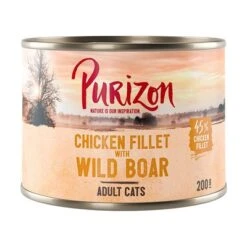Purizon Adult 24 X 200 G Comida Húmeda Para Gatos - Pack Ahorro -Mascota Suministros Ventas 222296 pla purizon wildschwein 200g 4