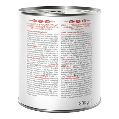 Wolf Of Wilderness Expedition Senior 6 X 800 G - Imagen 6