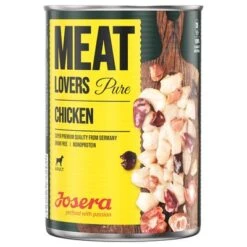 Josera Meatlovers Pure 6 X 400 G Comida Húmeda Para Perros -Mascota Suministros Ventas 231197 pla foodforplanet josera meatlovers pure huhn 400g hs 01 9