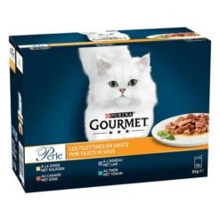 Purina Gourmet Perle En Sobres 48 X 85 G - Pack Ahorro -Mascota Suministros Ventas 248799 netsle gourmet erlesene streifen sauce 12x85g hs 02 7